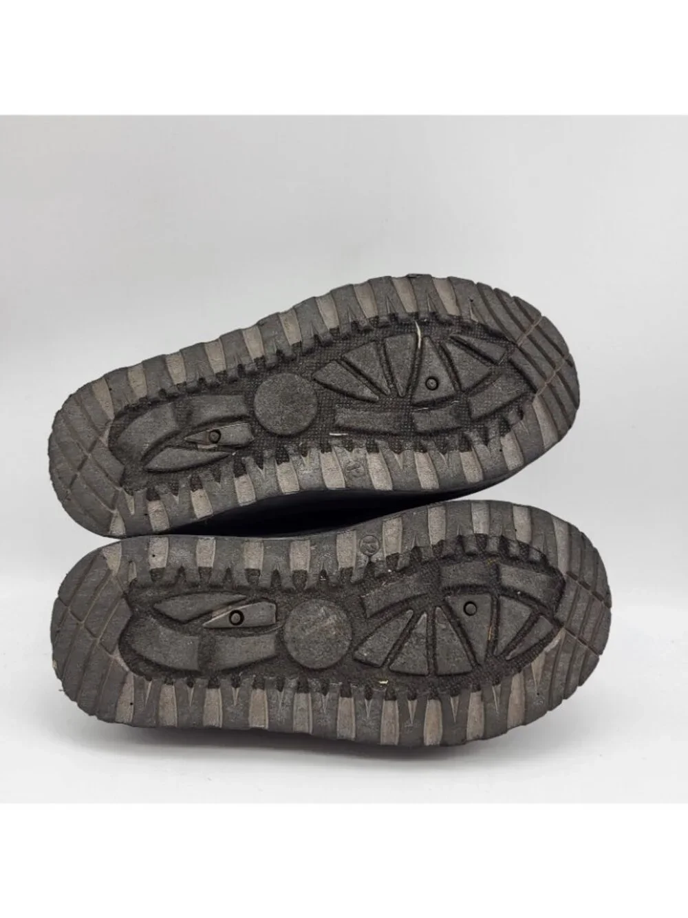 Olivia & Kate Stormy Platform Slippers Clogs Shoes Black Girls SZ 12